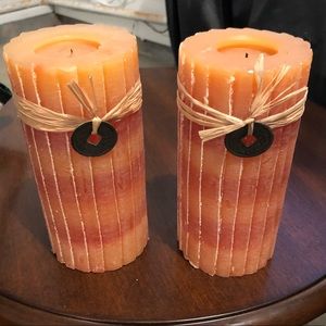 Pier 1 candles (4) Scent-Ember.